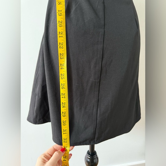 Rihoas Black Square Neck Scalloped Mini Dress NWT!!! - Picture 7 of 10